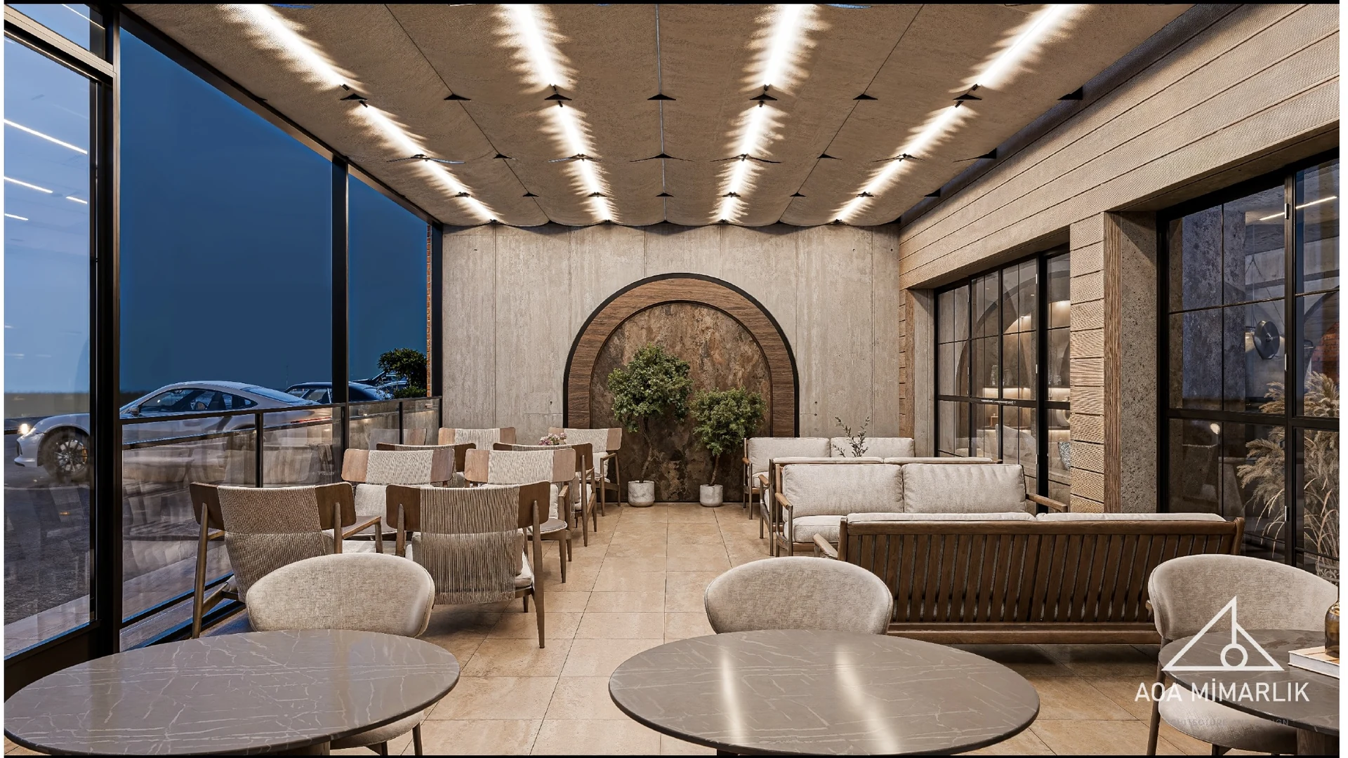BOB privé lounge ve üyelik karşılama alanı